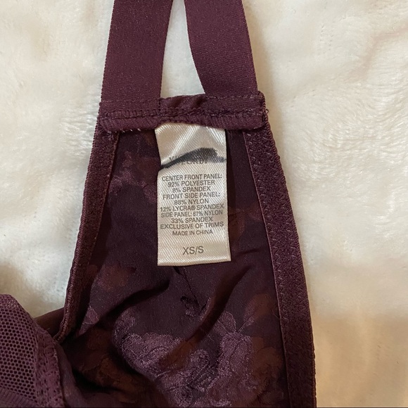 NEW! Victoria’s Secret Satin & Sheer Sexy Garter Belt - XS/S - Eggplant - Picture 4 of 6